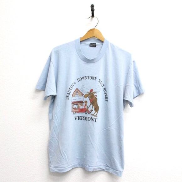 Vintage West Rupert Vermont T Shirt Large - Picture 1 of 8